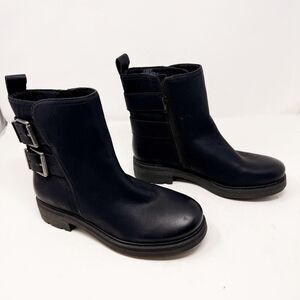 Lucky Candre Lug Sole Moto Boot Black Size 9.5